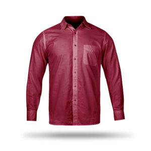 AL AWALI Men's Unstitched Fabric Printed 100% Fancy Cotton for Shirting - 58 inch x 1.75 mtr, Maroon