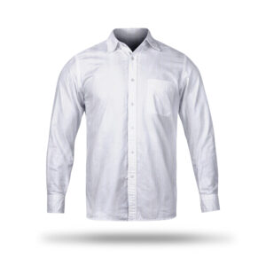 AL AWALI Men's Unstitched Fabric Printed 100% Fancy Cotton for Shirting - 58 inch x 1.75 mtr, Off White/Grey