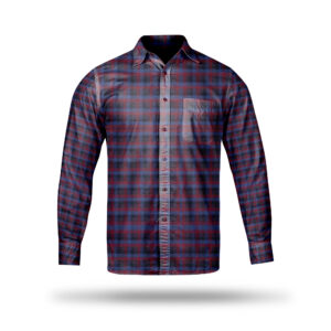 AL AWALI Men's Unstitched Fabric Printed 100% Fancy Cotton for Shirting - 58 inch x 1.75 mtr, Purple/Red