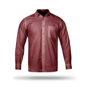 AL AWALI Men's Unstitched Fabric Printed 100% Fancy Cotton for Shirting - 58 inch x 1.75 mtr, Burgundy