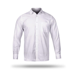 AL AWALI Men's Unstitched Fabric Printed 100% Fancy Cotton for Shirting - 58 inch x 1.75 mtr, Grey/Off White