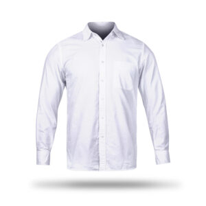 AL AWALI Men's Unstitched Fabric Printed 100% Fancy Cotton for Shirting - 58 inch x 1.75 mtr, Pearl White