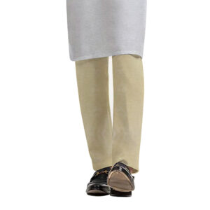 AL AWALI Men's Unstitched Fabric Poly Cotton for Pyjama - 58 inch x 1.75 mtr, Sand